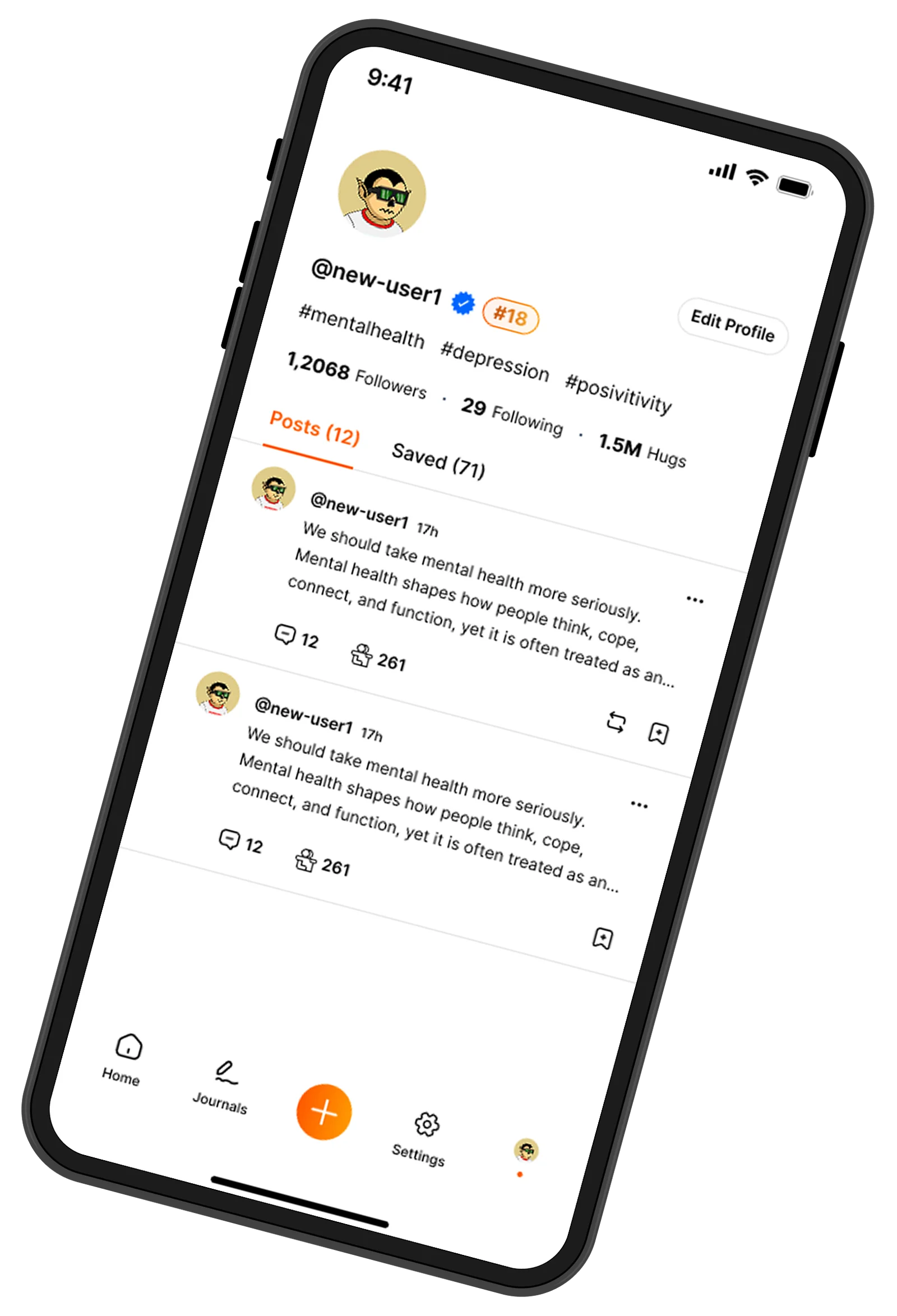 App Profile Screen